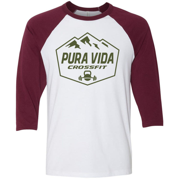Pura Vida CrossFit - 100 - Standard - Men's Baseball T-Shirt