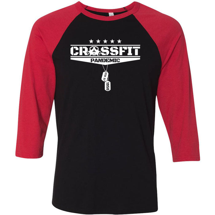 CrossFit Pandemic - 100 - Standard - Men's Baseball T-Shirt