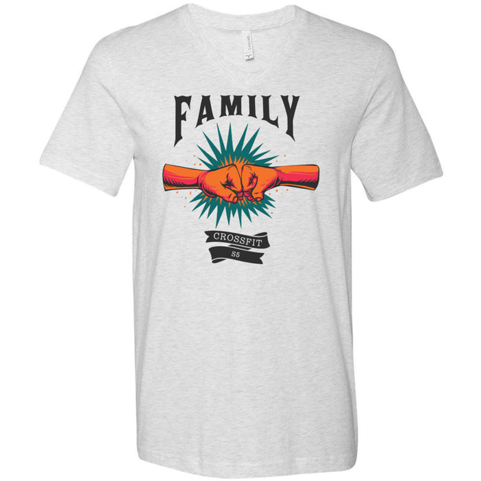 CrossFit S5 - 100 - Family - Men's V-Neck T-Shirt
