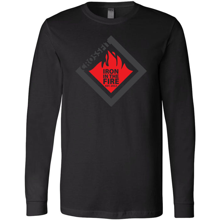 CrossFit Iron in the Fire - 100 - Standard 3501 - Men's Long Sleeve T-Shirt