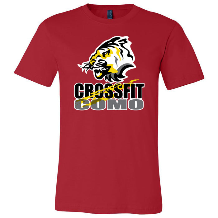 CrossFit Como - 100 - Stacked - Men's T-Shirt