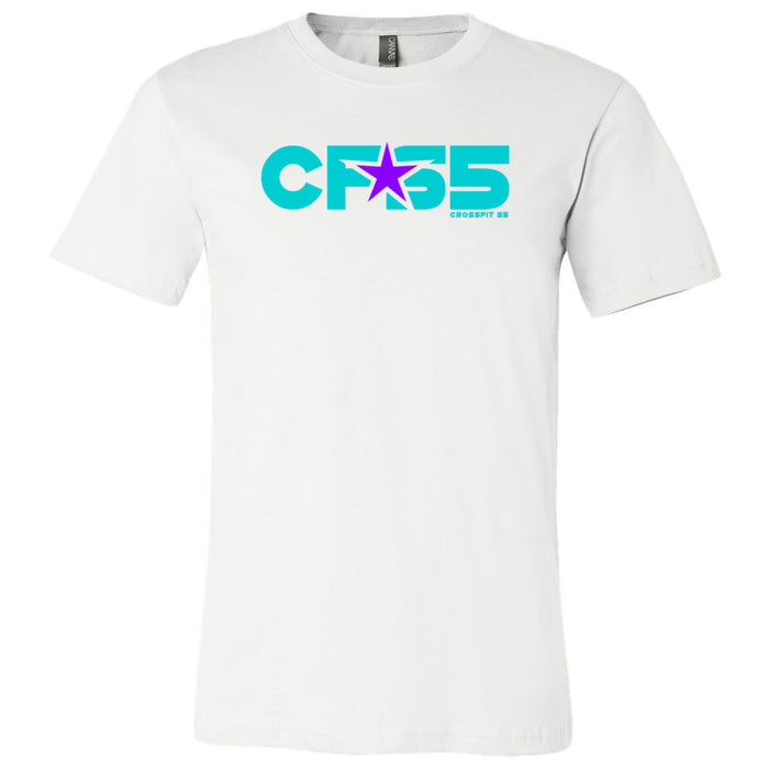 CrossFit S5 - 100 - Cyan Star - Men's T-Shirt