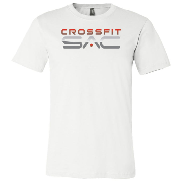 CrossFit SAC - 100 - Red & Silver - Men's T-Shirt
