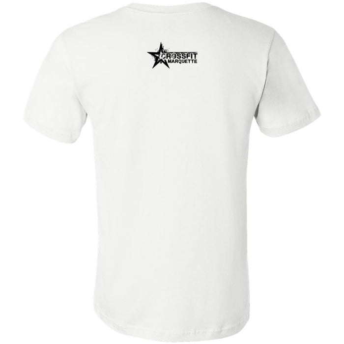 CrossFit Marquette - 200 - Barbells & Boos - Men's T-Shirt