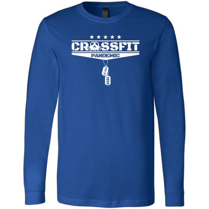 CrossFit Pandemic - 100 - Standard 3501 - Men's Long Sleeve T-Shirt