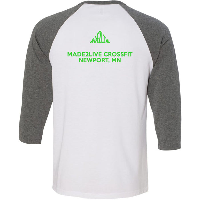 Made2Live CrossFit - 202 - Standard - Men's Baseball T-Shirt