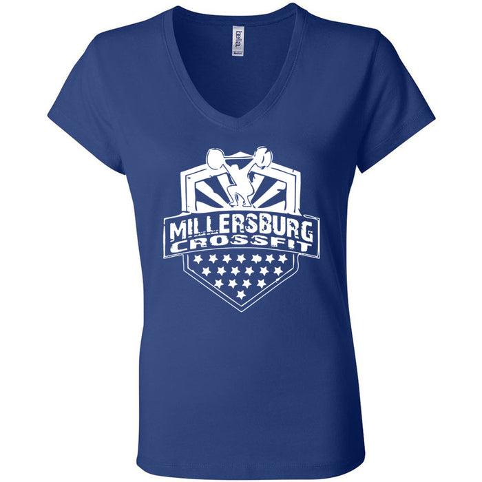 Millersburg CrossFit - 100 - Standard - Women's V-Neck T-Shirt