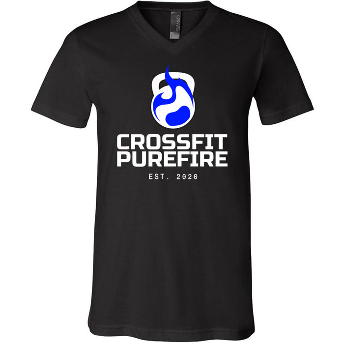 CrossFit Purefire - 100 - Standard - Men's V-Neck T-Shirt
