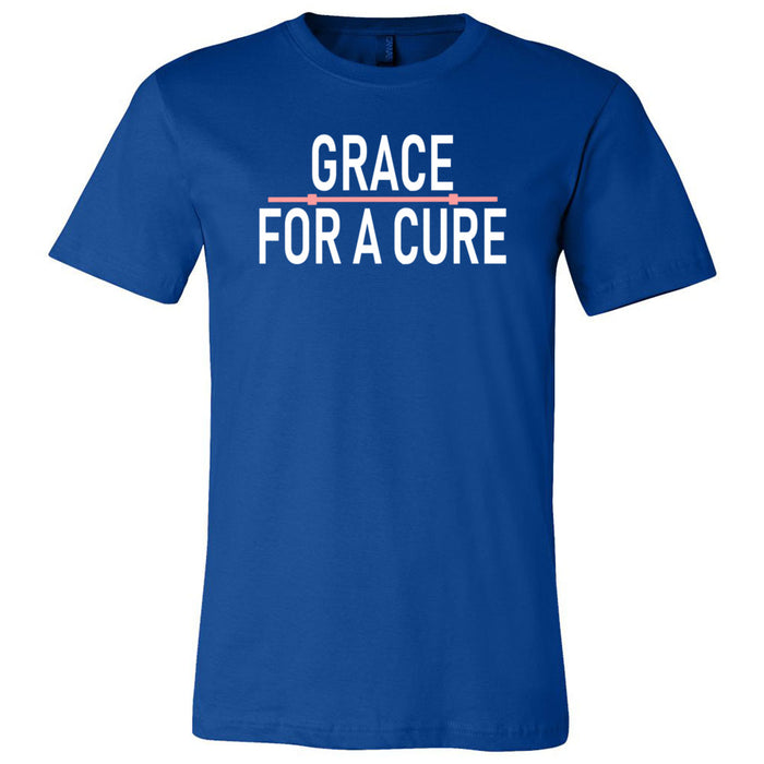 CrossFit Marquette - 200 - Grace For A Cure Barbell - Men's T-Shirt