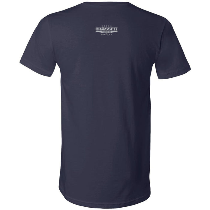 CrossFit Pandemic - 200 - Gray - Men's V-Neck T-Shirt