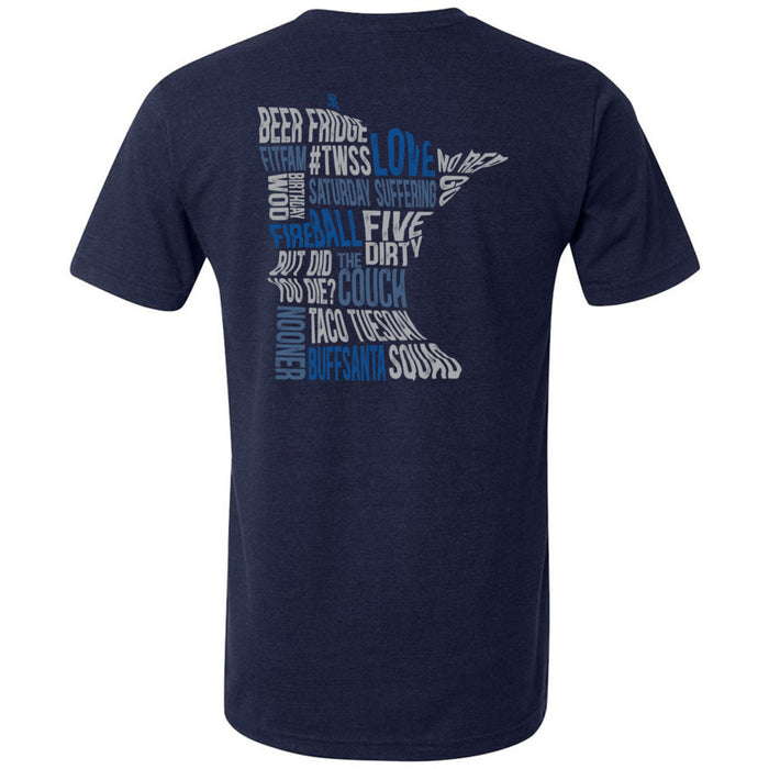 CrossFit UFFDA - 200 - Minnesota Multicolors - Men's Triblend T-Shirt