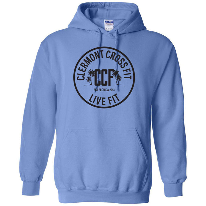 Clermont CrossFit - 100 - Anniversary (Outlines) - Hooded Sweatshirt