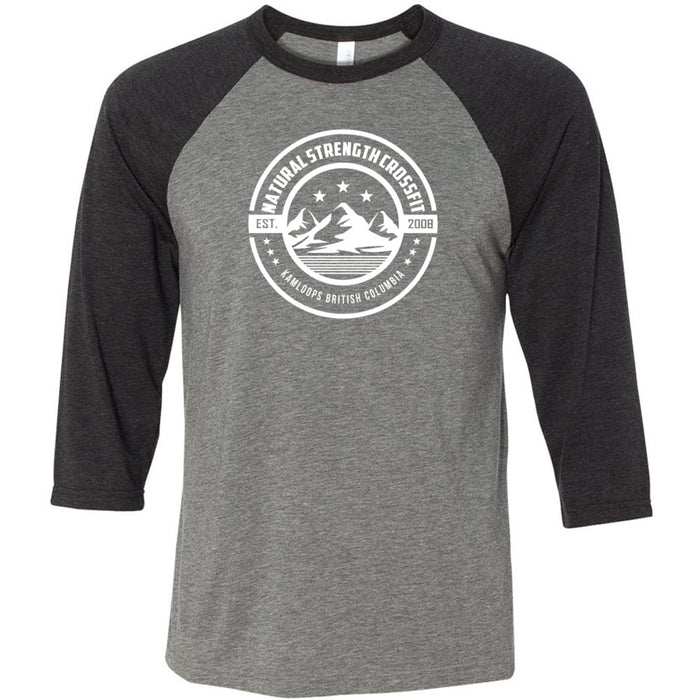 Natural Strength CrossFit - 100 - Mountain One Color - Men's Baseball T-Shirt