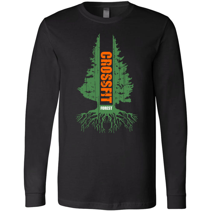 CrossFit Forest - 100 - Split 3501 - Men's Long Sleeve T-Shirt