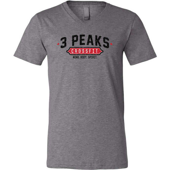 3 Peak CrossFit - 100 - Standard - Men's V-Neck T-Shirt