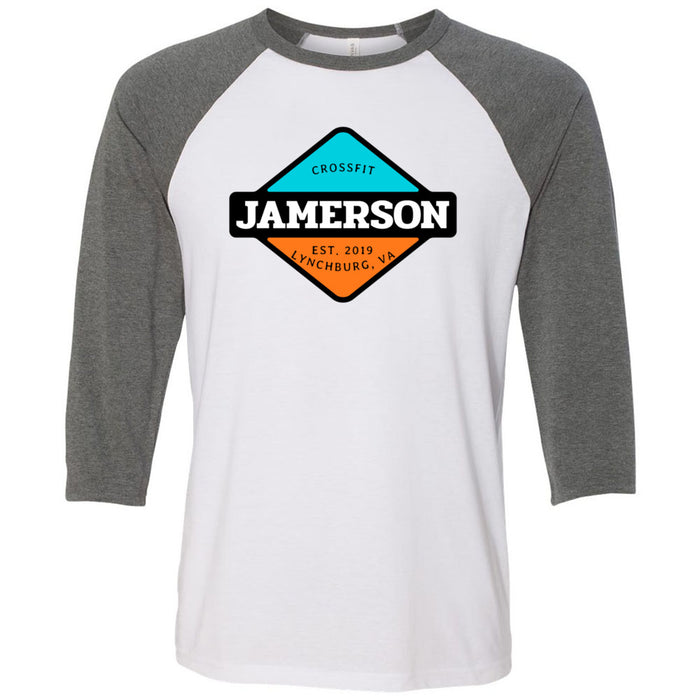 Jamerson CrossFit - 100 - Insignia 6 - Men's Baseball T-Shirt