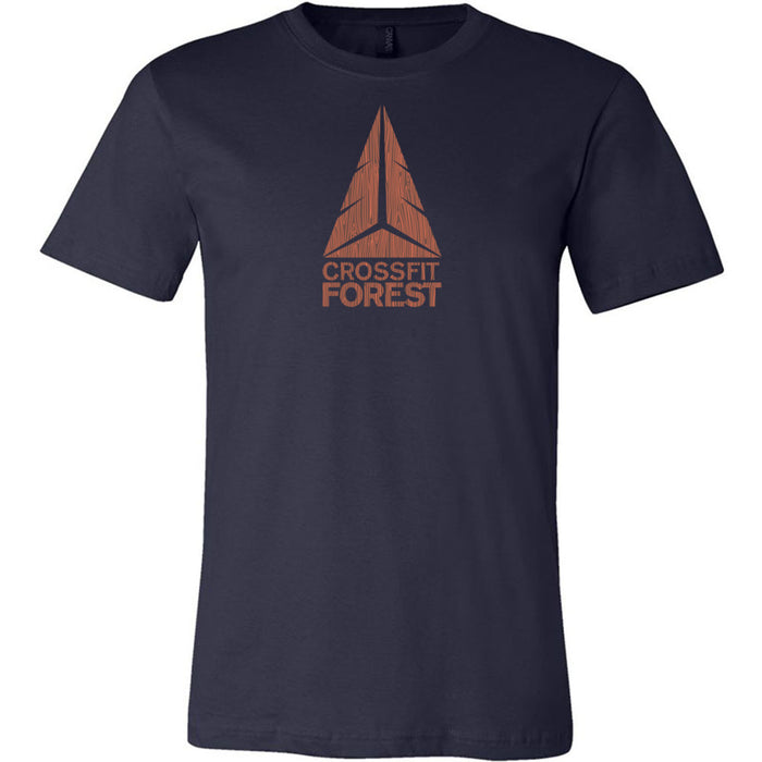 CrossFit Forest - 100 - Wood Grain - Men's T-Shirt