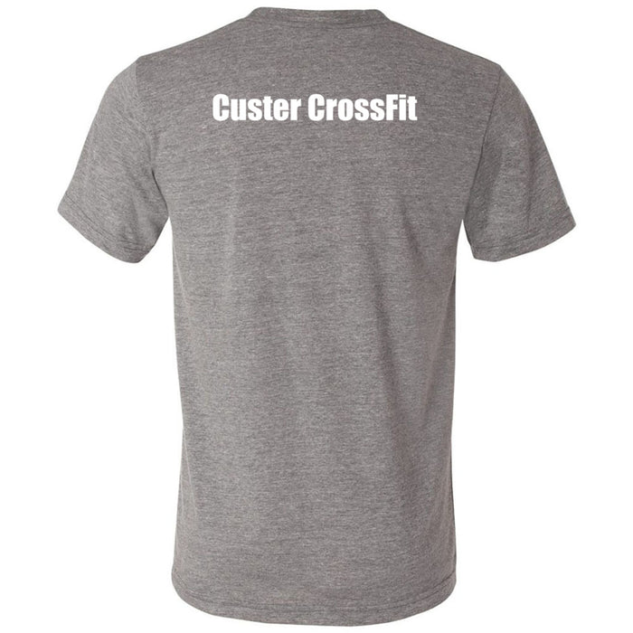 Custer CrossFit - 200 - Horizontal - Men's Triblend T-Shirt