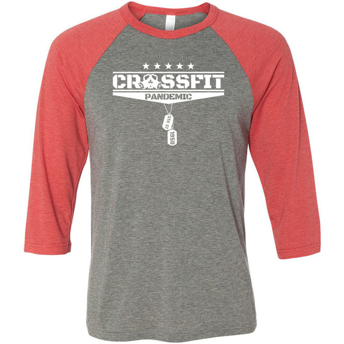 CrossFit Pandemic - 100 - Standard - Men's Baseball T-Shirt