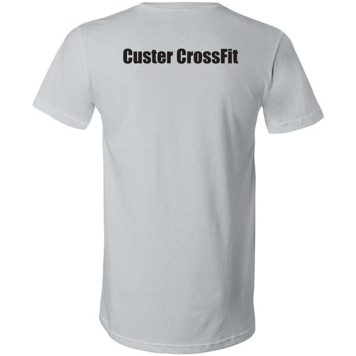 Custer CrossFit - 200 - Horizontal - Men's V-Neck T-Shirt