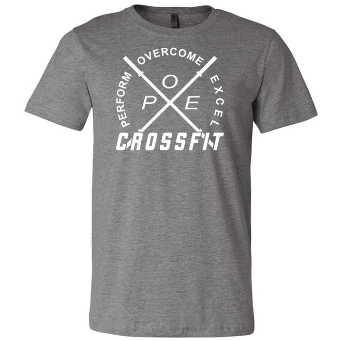Perform Overcome Excel CrossFit - 100 - White - Men's T-Shirt