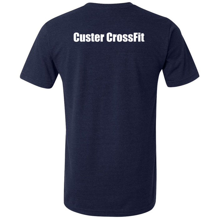 Custer CrossFit - 200 - Horizontal - Men's Triblend T-Shirt