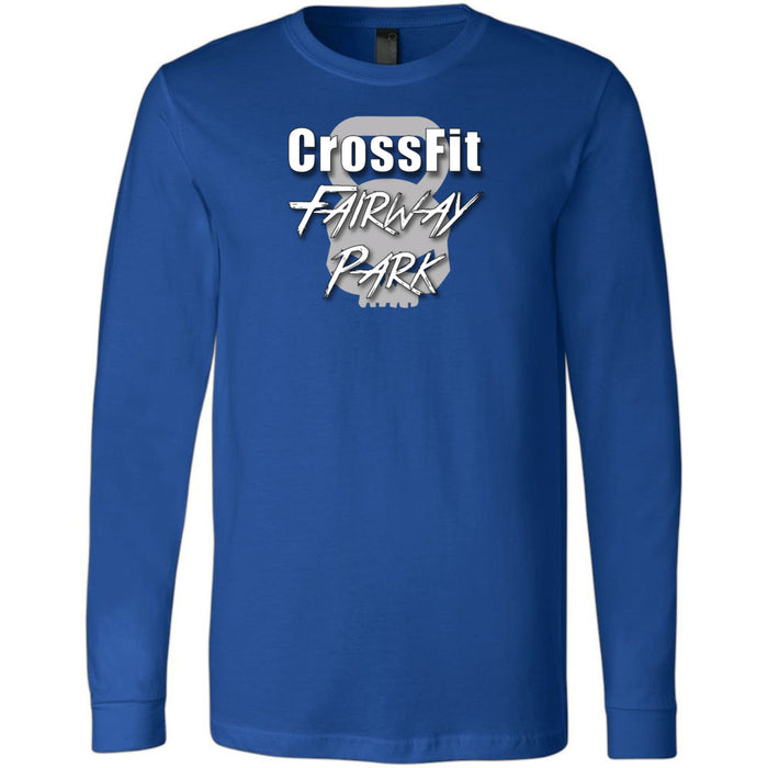 CrossFit Fairway Park - 100 - Squared - Men's Long Sleeve T-Shirt