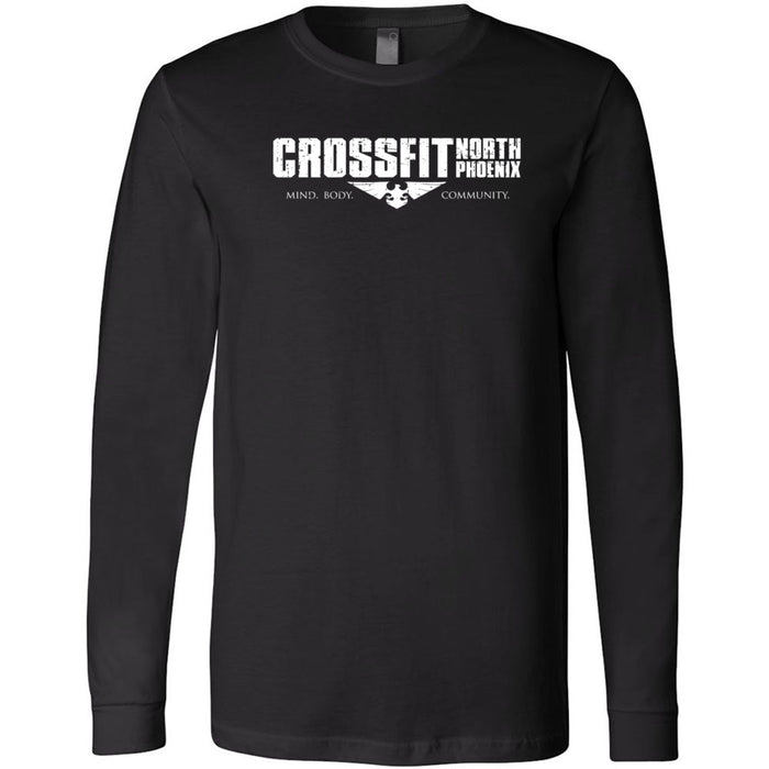 CrossFit North Phoenix - 202 - Distressed - Men's Long Sleeve T-Shirt