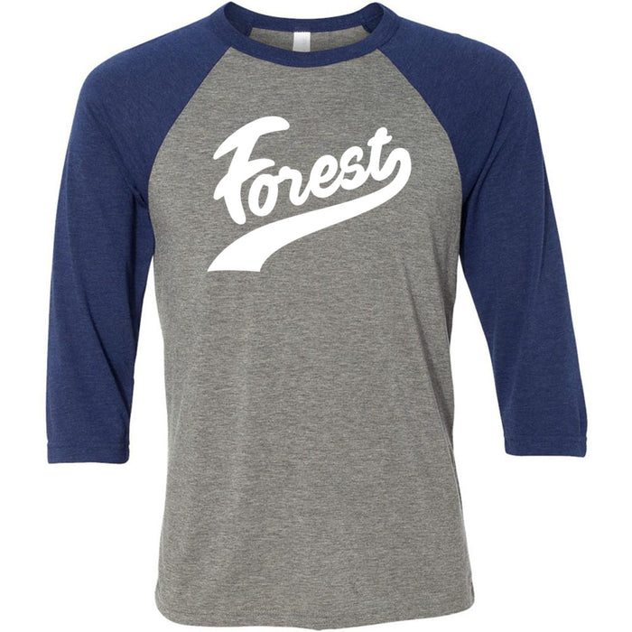 CrossFit Forest - 202 - Script - Men's Baseball T-Shirt