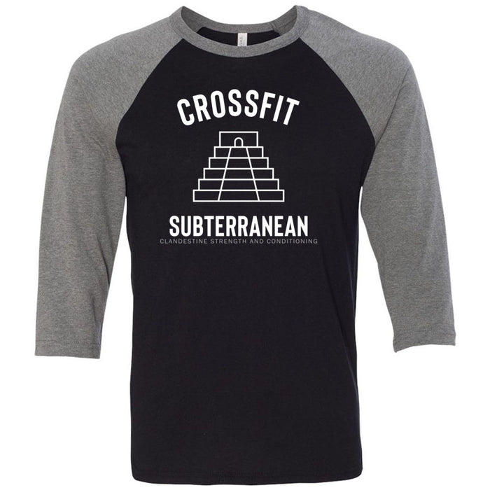 CrossFit Subterranean - 100 - Standard - Men's Baseball T-Shirt