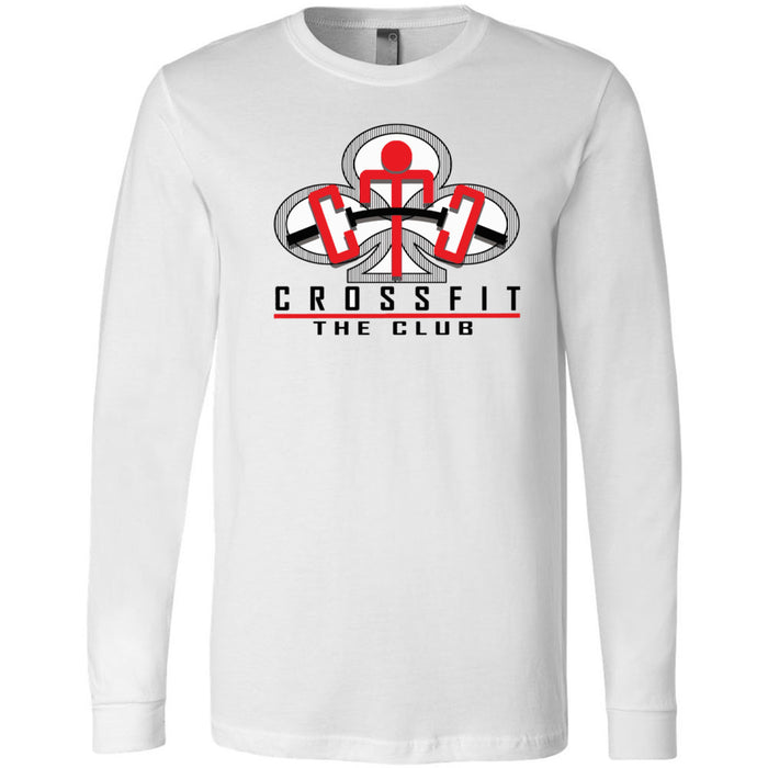 CrossFit The Club - 100 - Red 3501 - Men's Long Sleeve T-Shirt