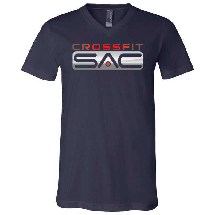 CrossFit SAC - 100 - Standard - Men's V-Neck T-Shirt