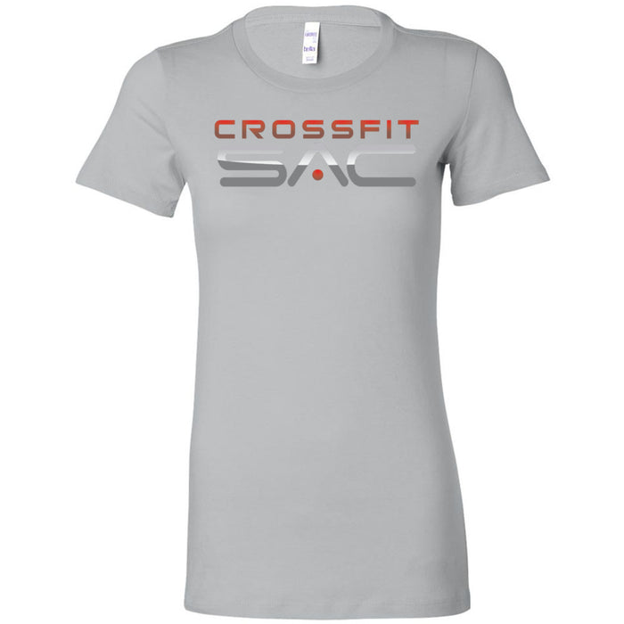 CrossFit SAC - 100 - Red & Silver - Women's T-Shirt