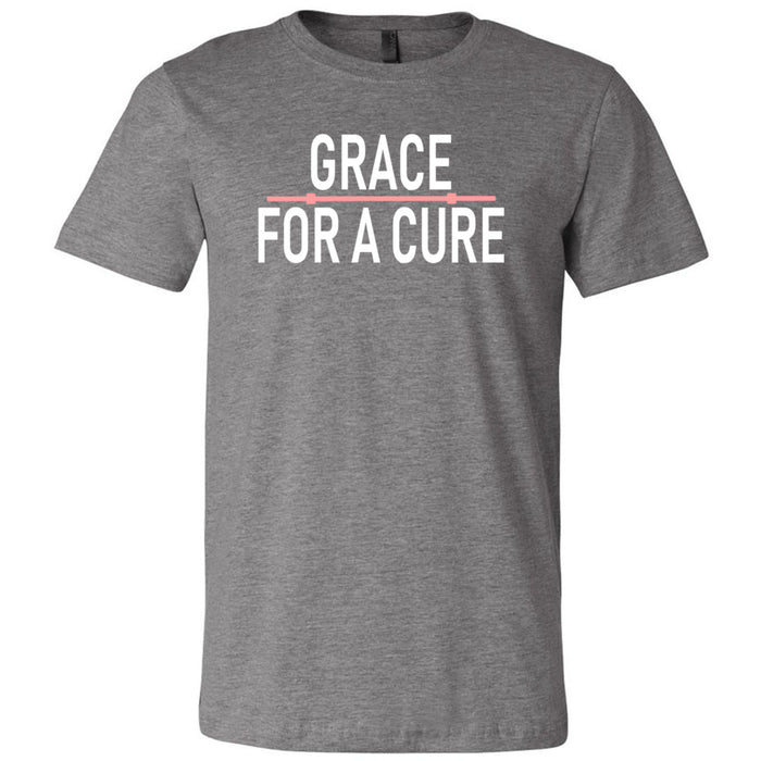 CrossFit Marquette - 200 - Grace For A Cure Barbell - Men's T-Shirt