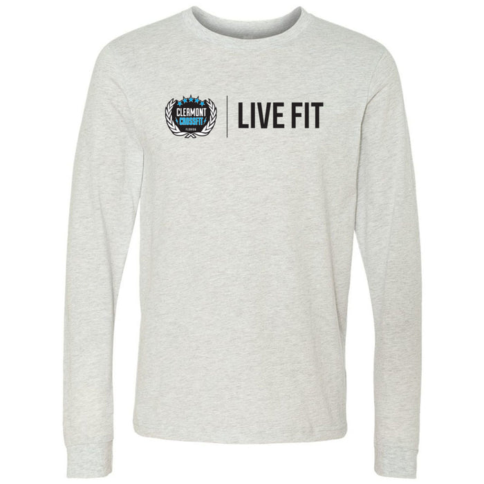 Clermont CrossFit - 100 - Live Fit 3501 - Men's Long Sleeve T-Shirt